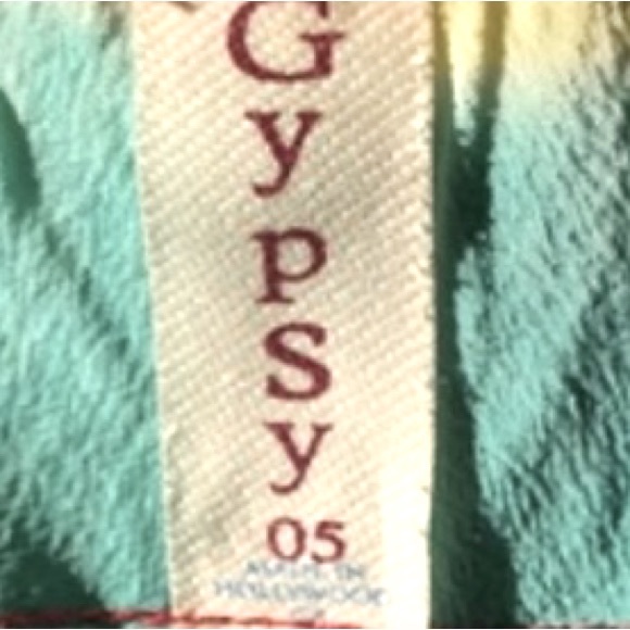 GYPSY 05 100% SILK DRESS MADE IN HOLLYWOOD CA USA - Picture 4 of 5